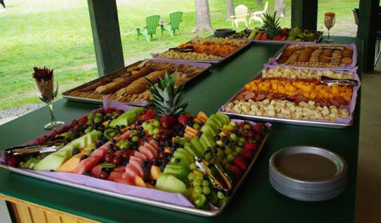 Creekside Grove Catering Fruit and Snack Trays