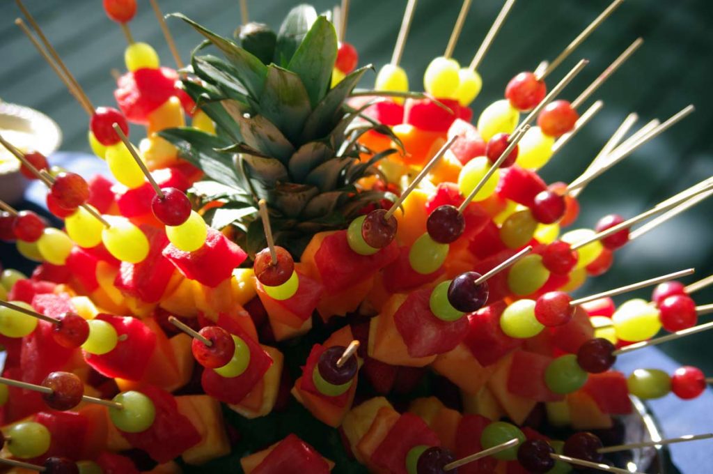 Creekside Grove Catering - fruit skewers